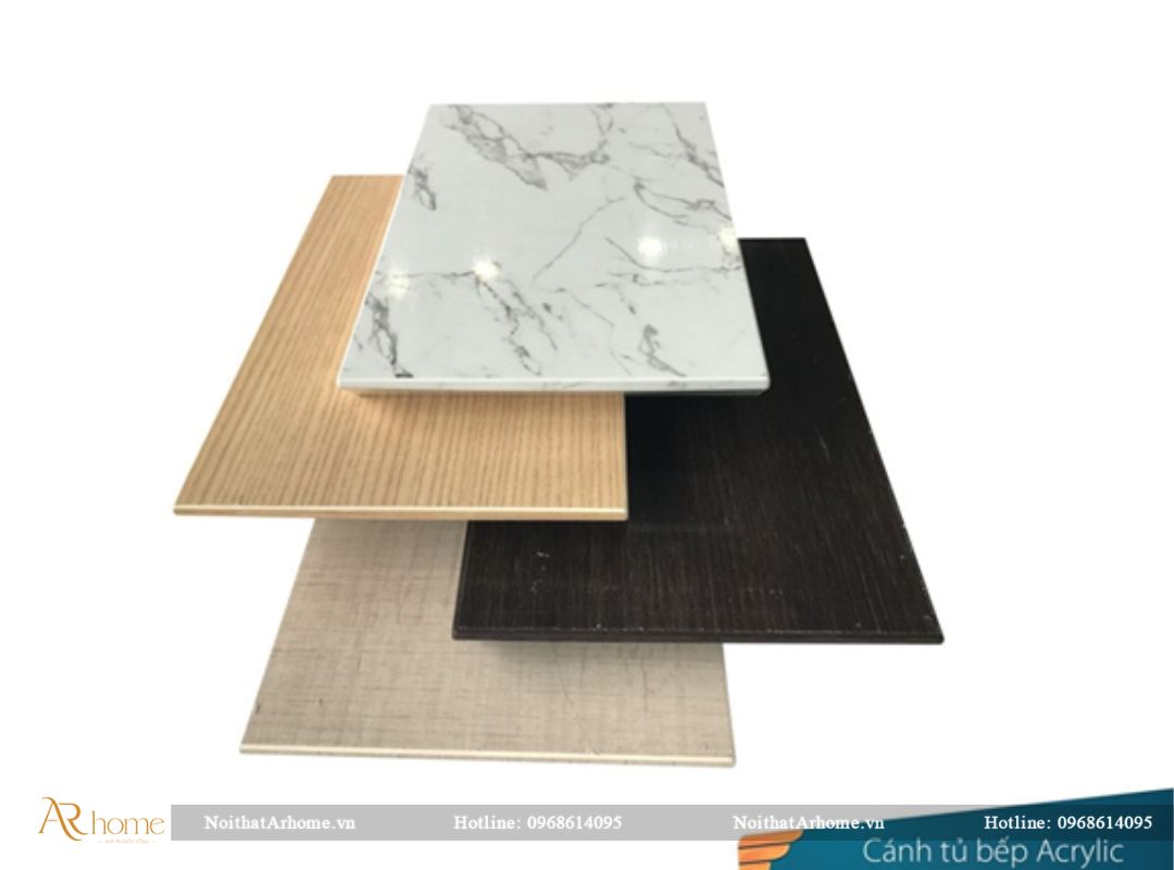 Các loại cánh tủ bếp Acrylic