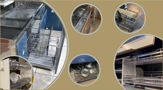 Những khung Tủ bếp inox cánh Acrylic phù hợp với các phong cách nội thất hiện đại