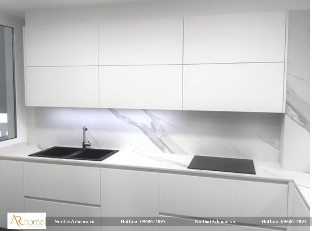 Nhược điểm của tủ bếp nhựa PVC phủ Acrylic