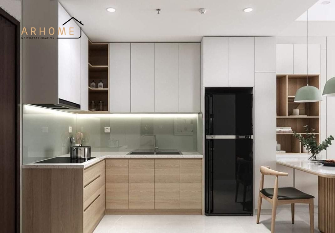 Lựa chọn chất liệu tủ bếp đa dạng