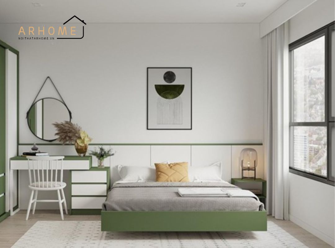 Mẫu giường ngủ gỗ công nghiệp đang được ưa chuộng