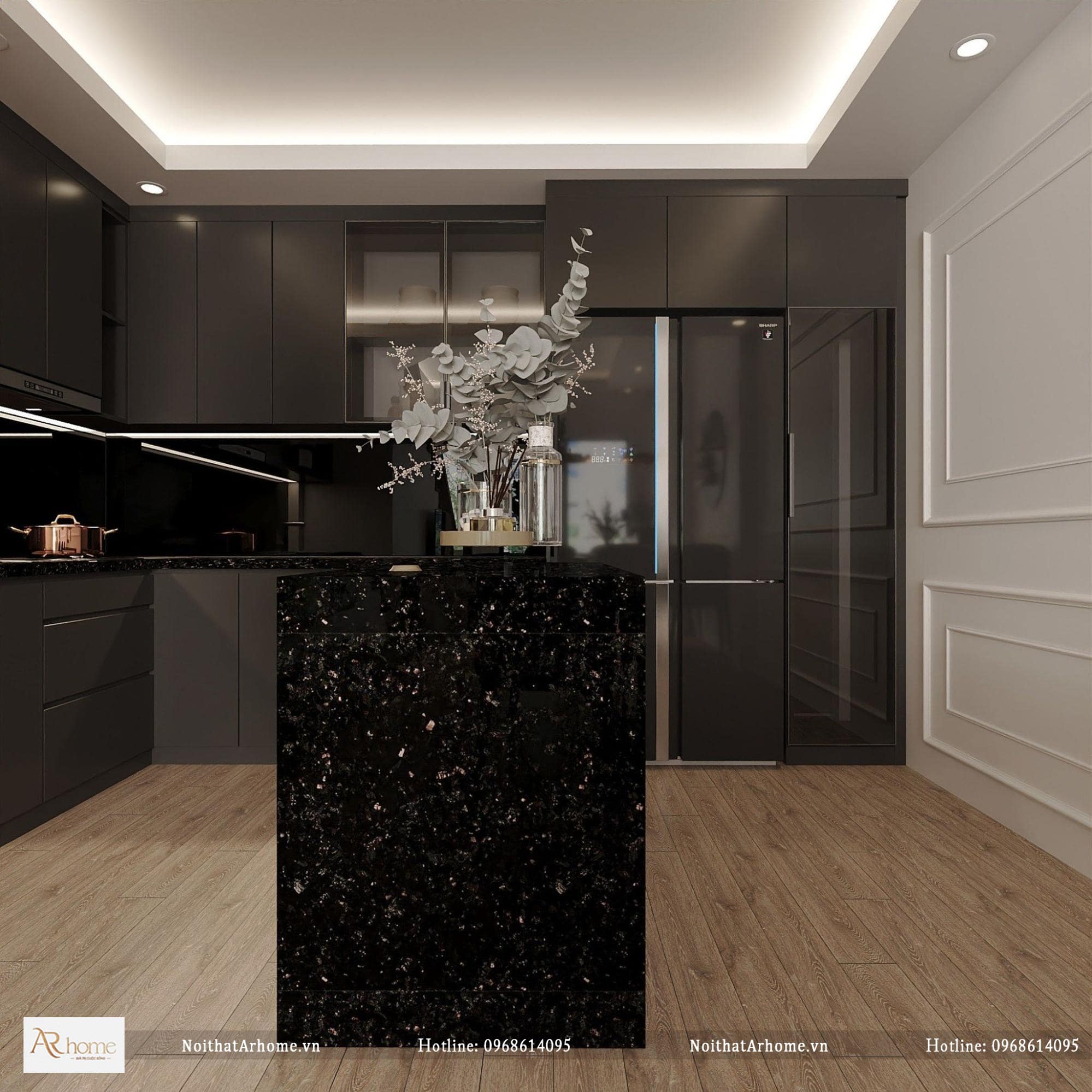 Xác định phong cách thiết kế tủ bếp Acrylic đẹp