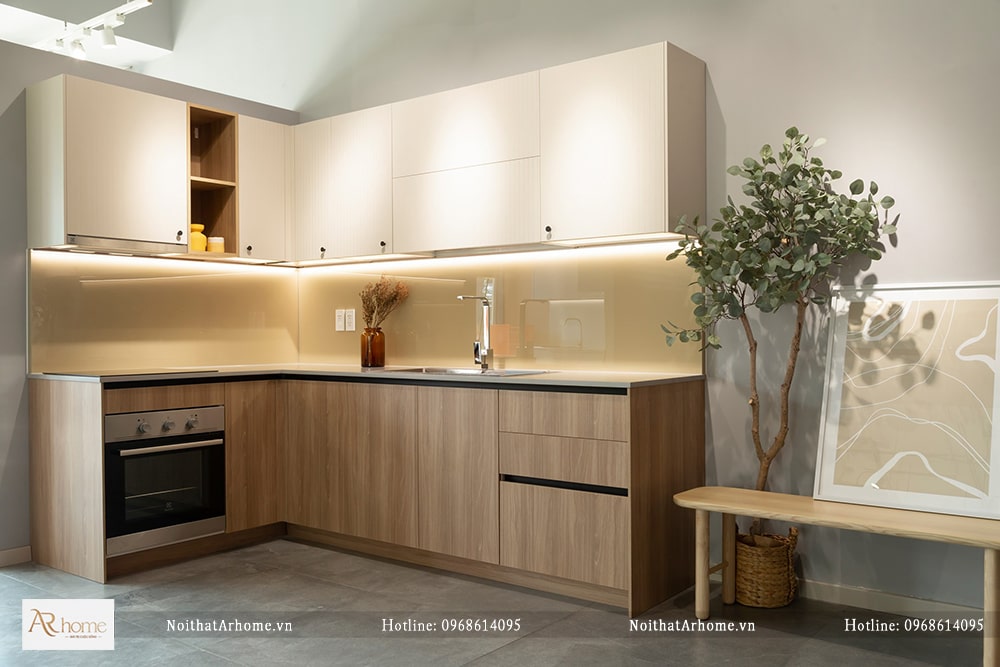 Mấu tủ bếp nhựa Acrylic chữ I