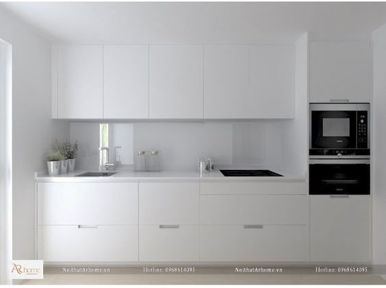 Thiết kế mẫu tủ bếp Acrylic giá cả phải chăng