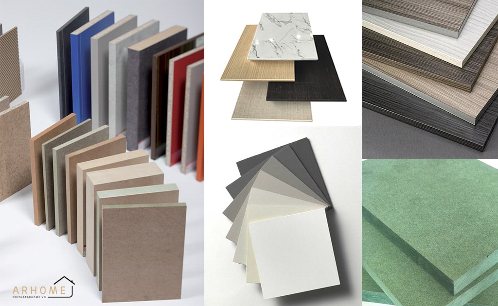 Chất liệu Acrylic với đa dạng màu sắc hiện đại