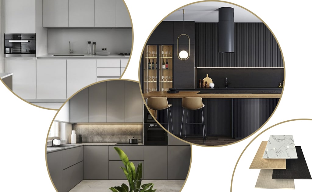 Tủ bếp cánh phủ Acrylic là gì?