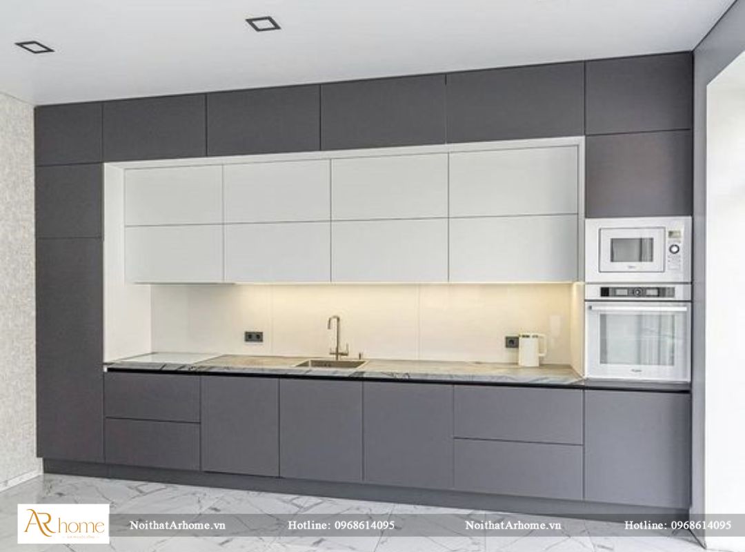 mẫu tủ bếp nhựa picomat đẹp và bền