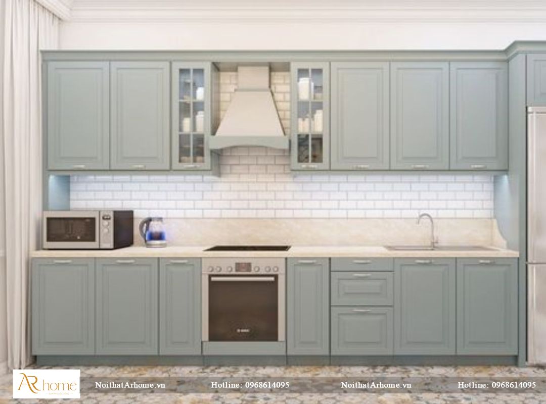 mẫu tủ bếp tân cổ điển hợp với ngôi nhà của bạn