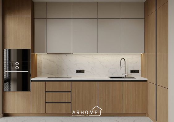 Cần tích hợp các ngăn kéo và phụ kiện tủ bếp chữ I