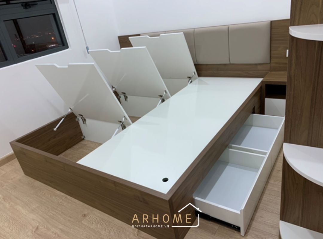 Giường ngủ gỗ MDF Melamine