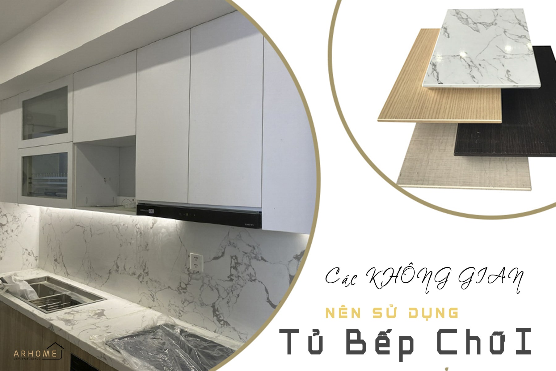 Lý do nên lựa chọn tủ bếp chữ hiện đại