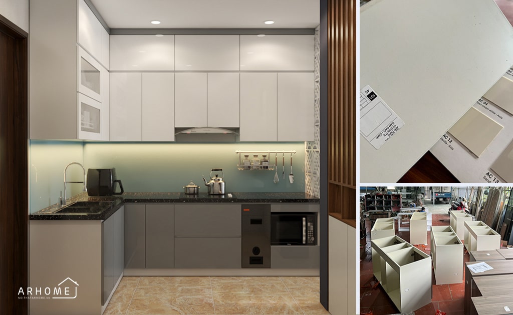 Các tính năng của tủ bếp nhựa chống cháy