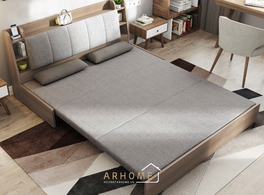 Giường ngủ đa năng tạo thành ghế sofa