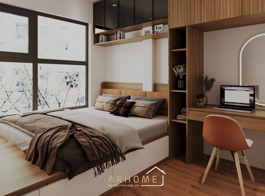 Giường ngủ gỗ đẹp và phù hợp với không gian phòng ngủ