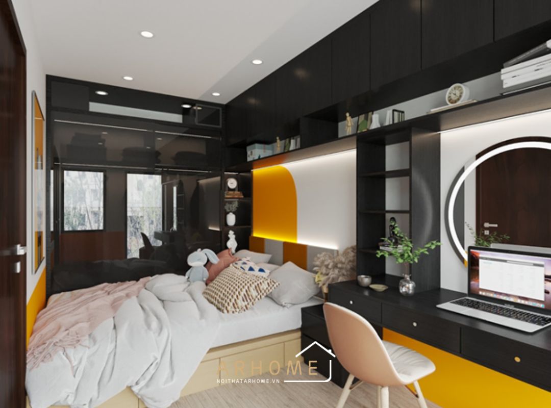 Giường ngủ gỗ hiện đại thu hút mọi ánh nhìn