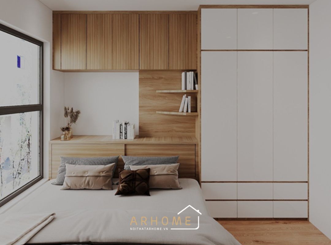 Giường ngủ gỗ hiện đại với các tính năng thông minh